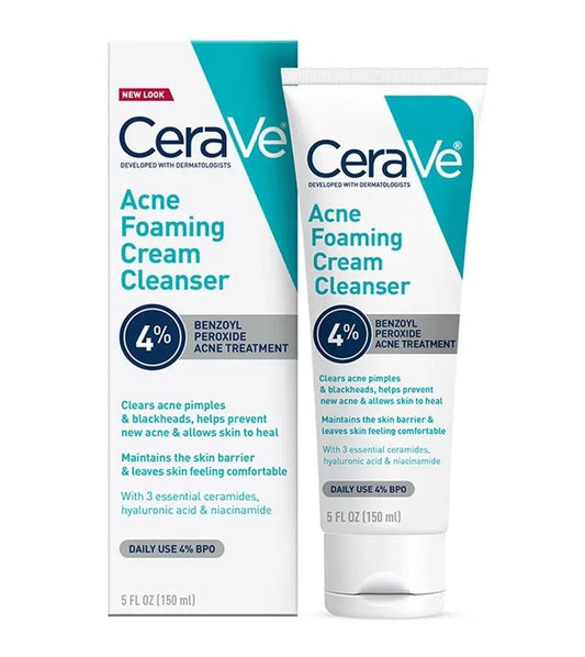 Acne Foaming Cream Cleanser with 4% Benzoyl Peroxide - ISM Cosmetics 