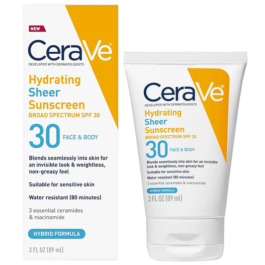 Hydrating Sheer Sunscreen SPF 30 Face & Body Lotion - ISM Cosmetics 